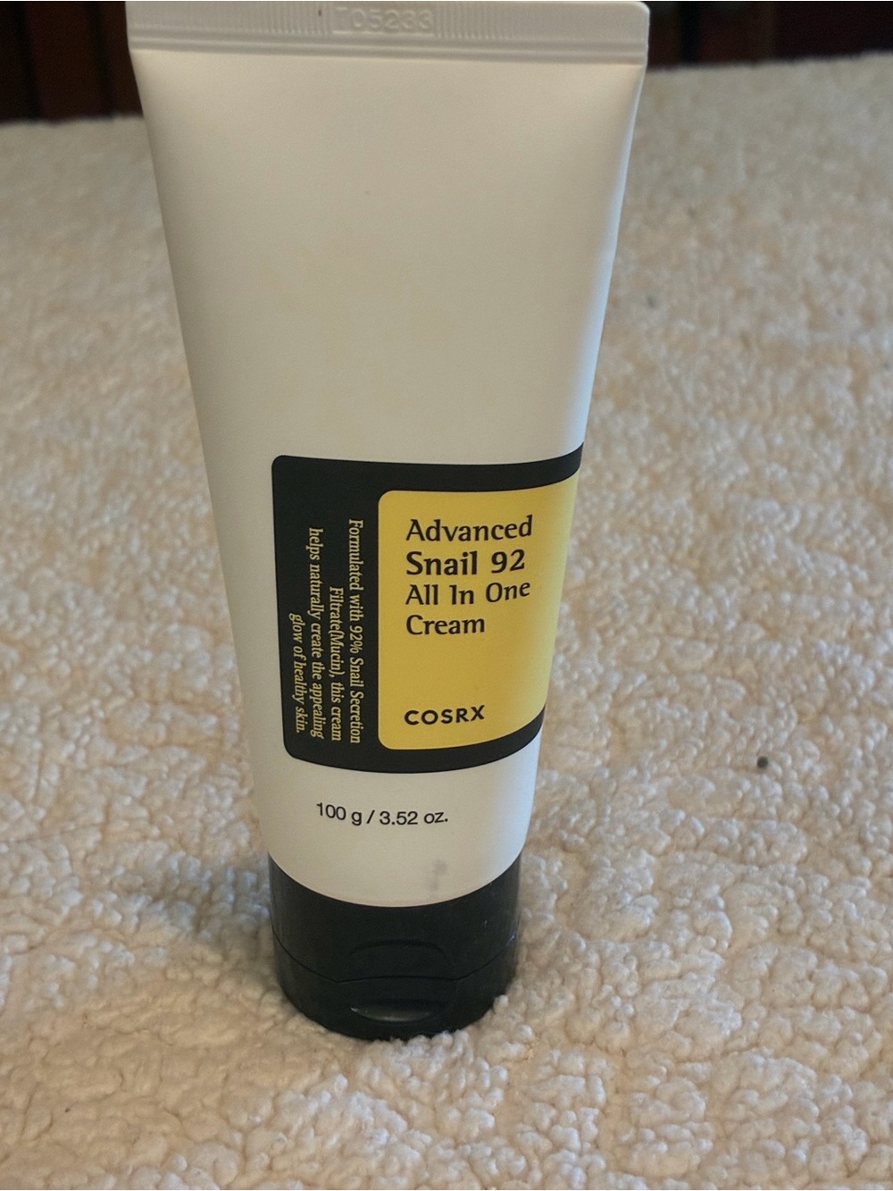 COSRX Advanced Snail 92 All In One Cream 3.52 oz 100g K-Beauty